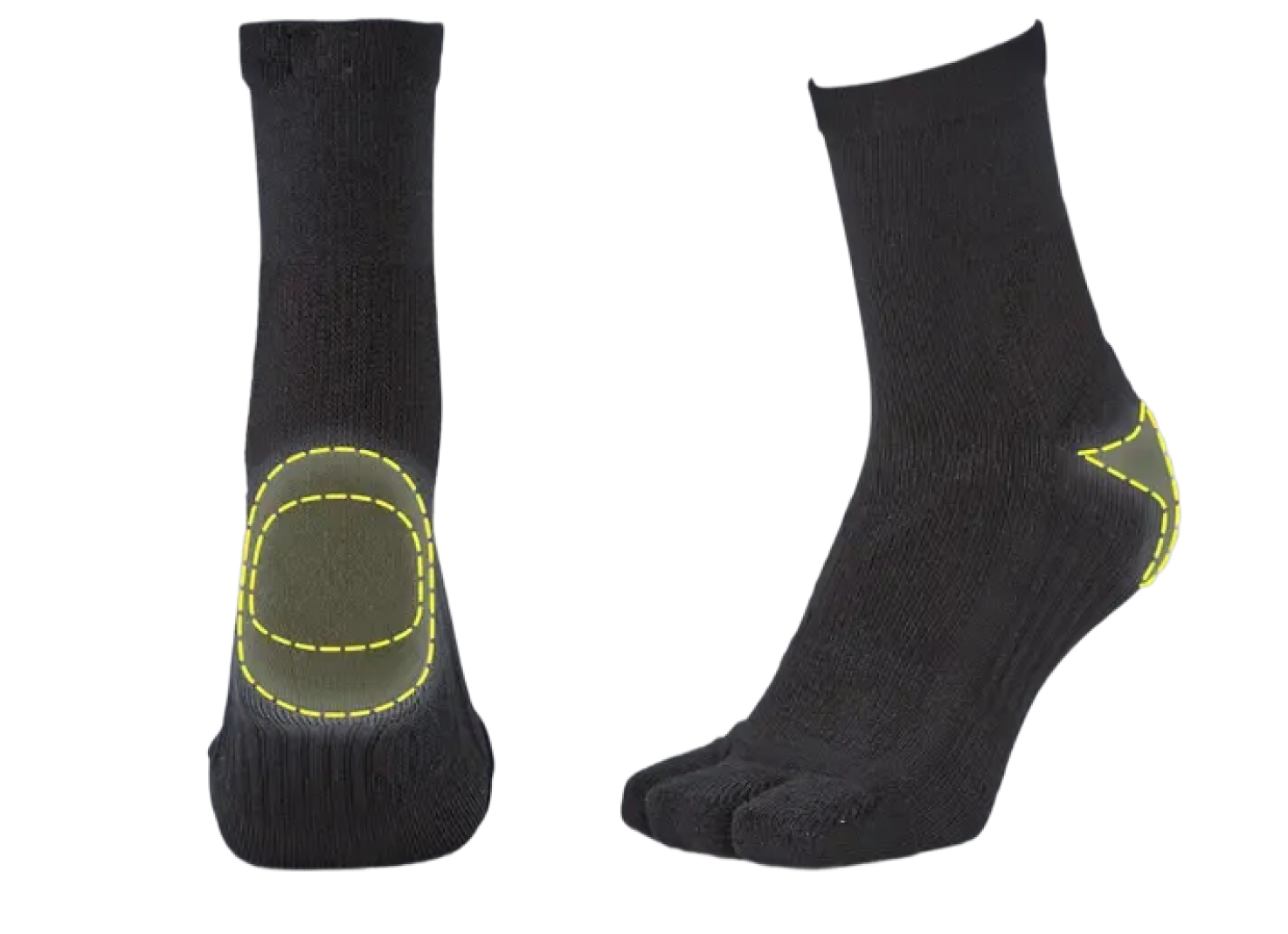 かかとをサポートするTRYSOXのイメージ